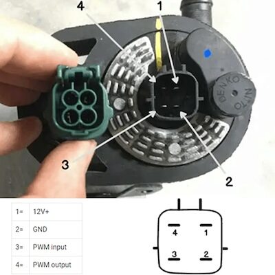 Leaf water pump pinout