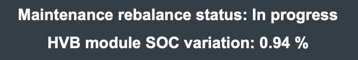 rebalance active and deviation reported