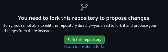 Fork this repository