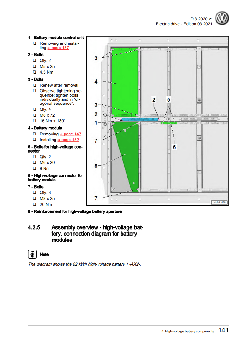 MEB torque specifications